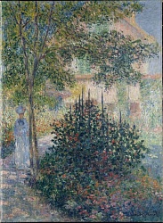 Camille Monet in the Garden at the House in Argenteuil, 1876